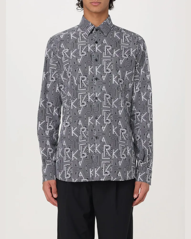 Karl Lagerfeld Hemd herren Schwarz