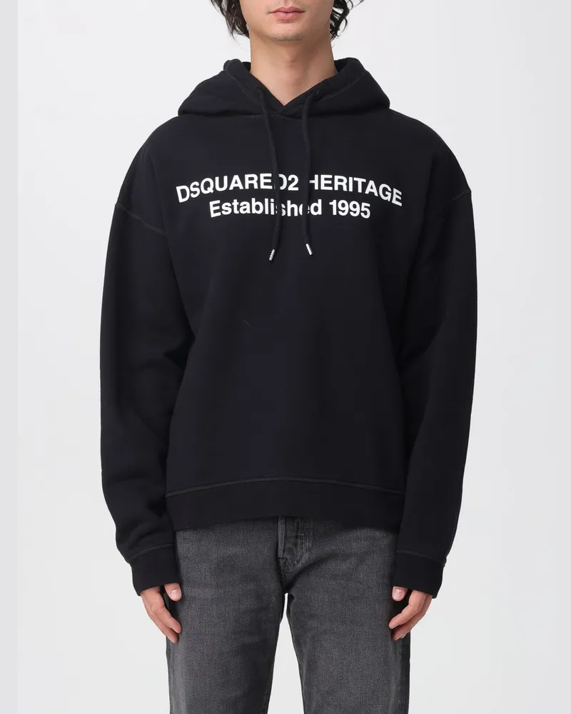 Dsquared2 Sweatshirt herren Schwarz