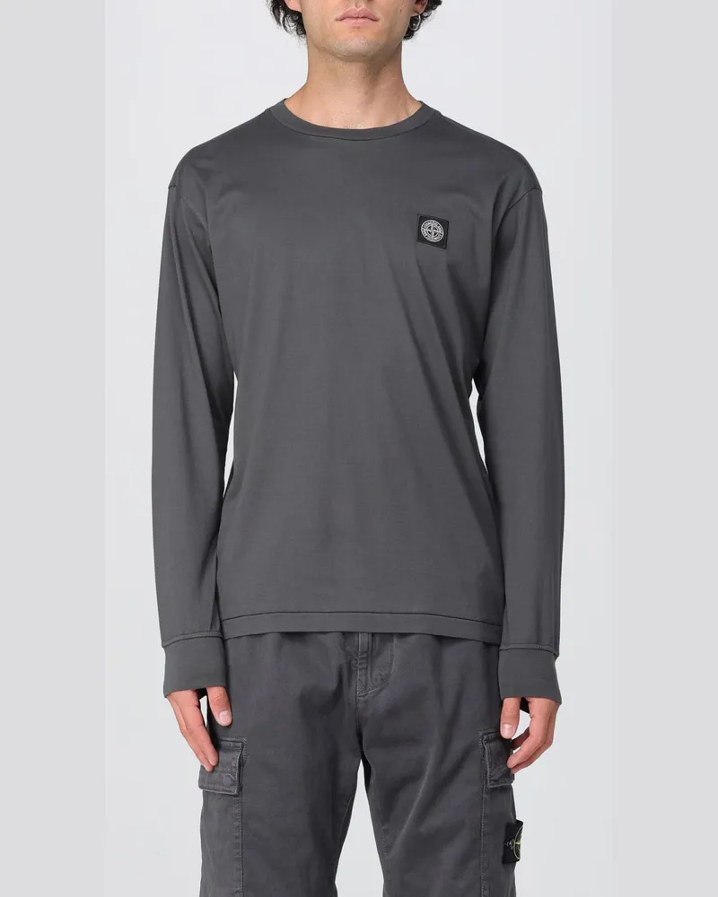 Stone Island T-shirt herren Grau