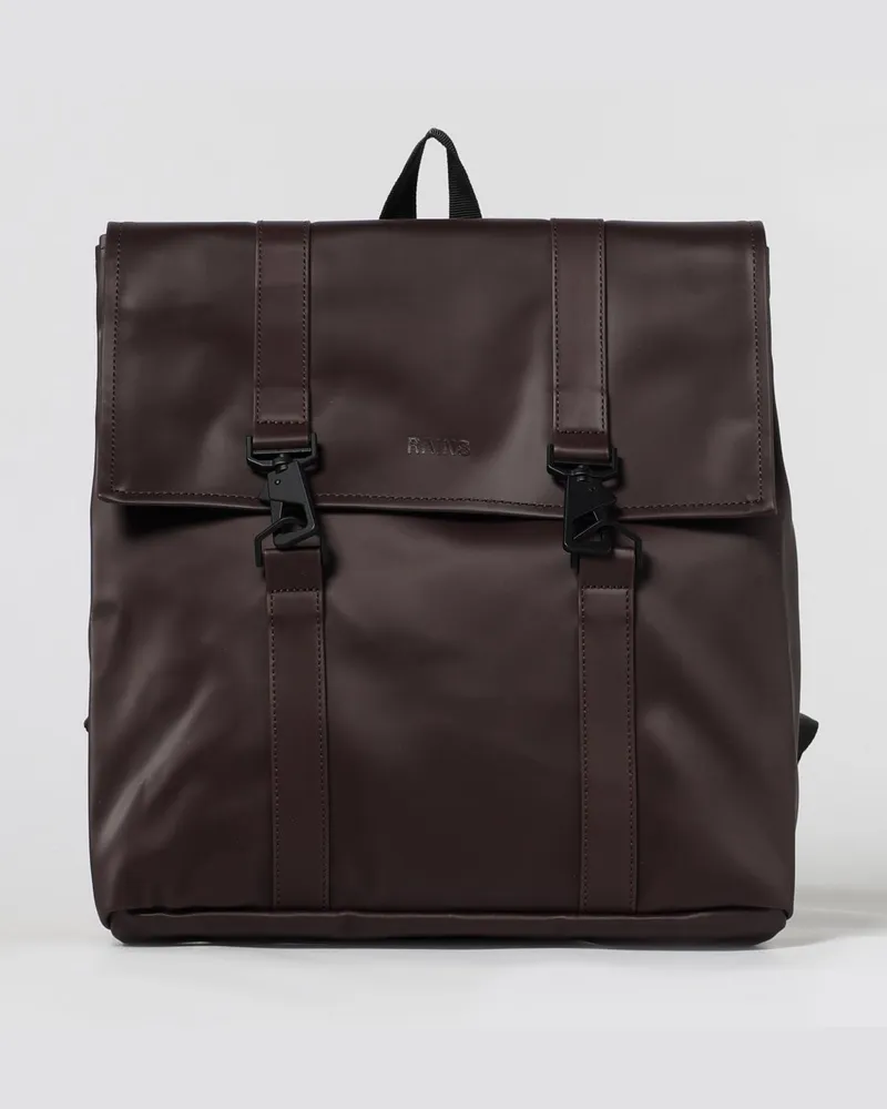 RAINS Schultertasche damen Burgunderrot