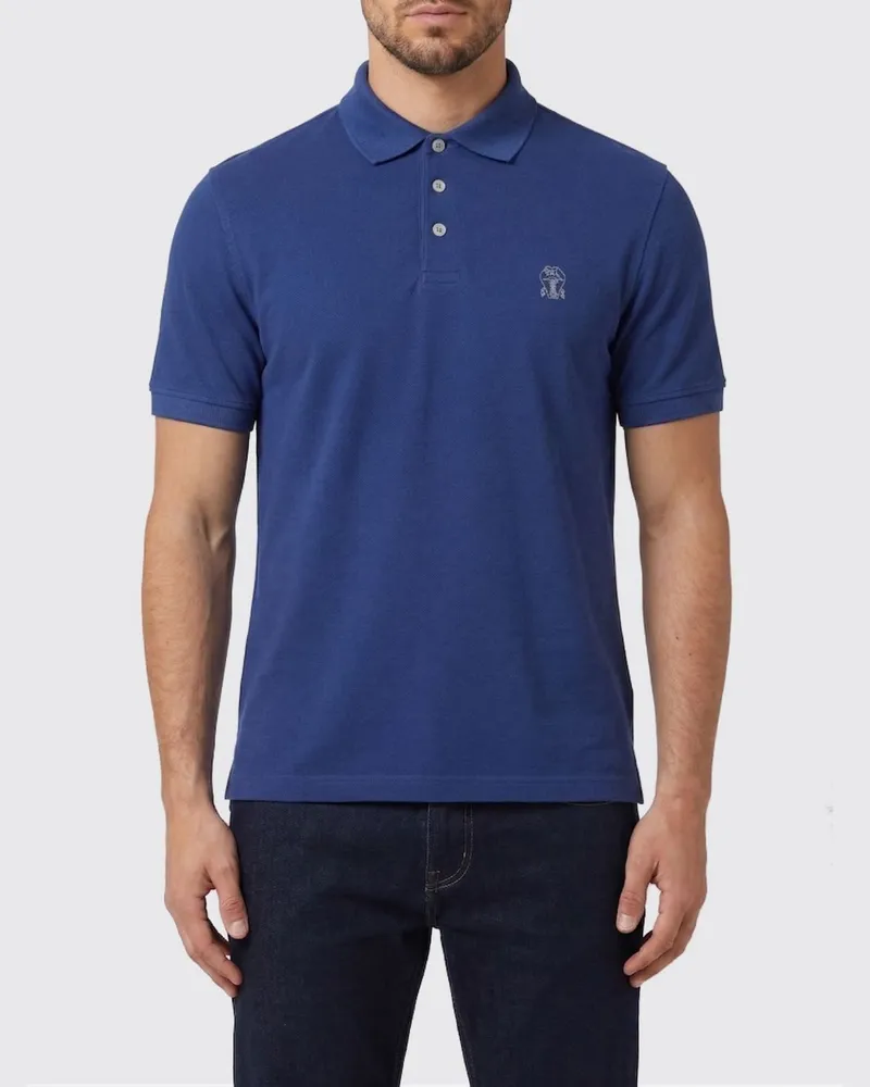 Brunello Cucinelli T-shirt herren Grau