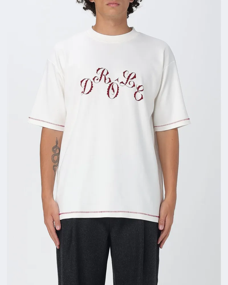 Drôle de Monsieur T-shirt herren Beige