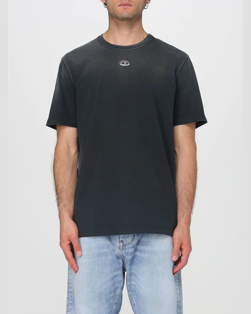 Diesel T-shirt herren Schwarz