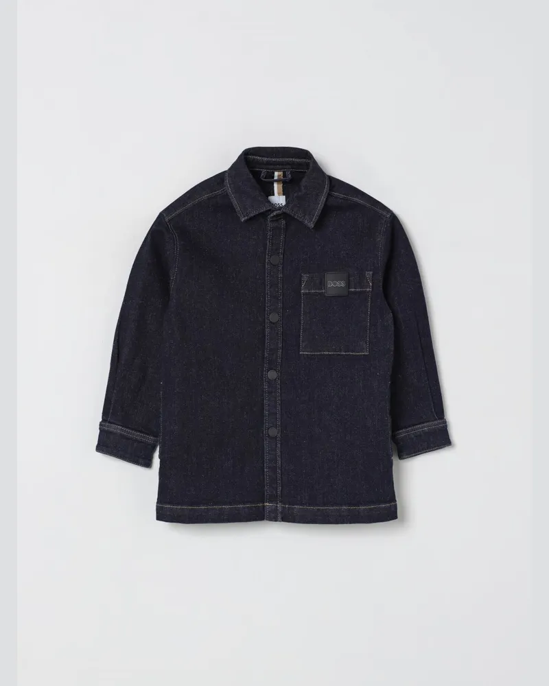 HUGO BOSS Hemd kinder Blau