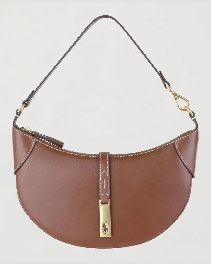 Ralph Lauren Ledertasche Braun