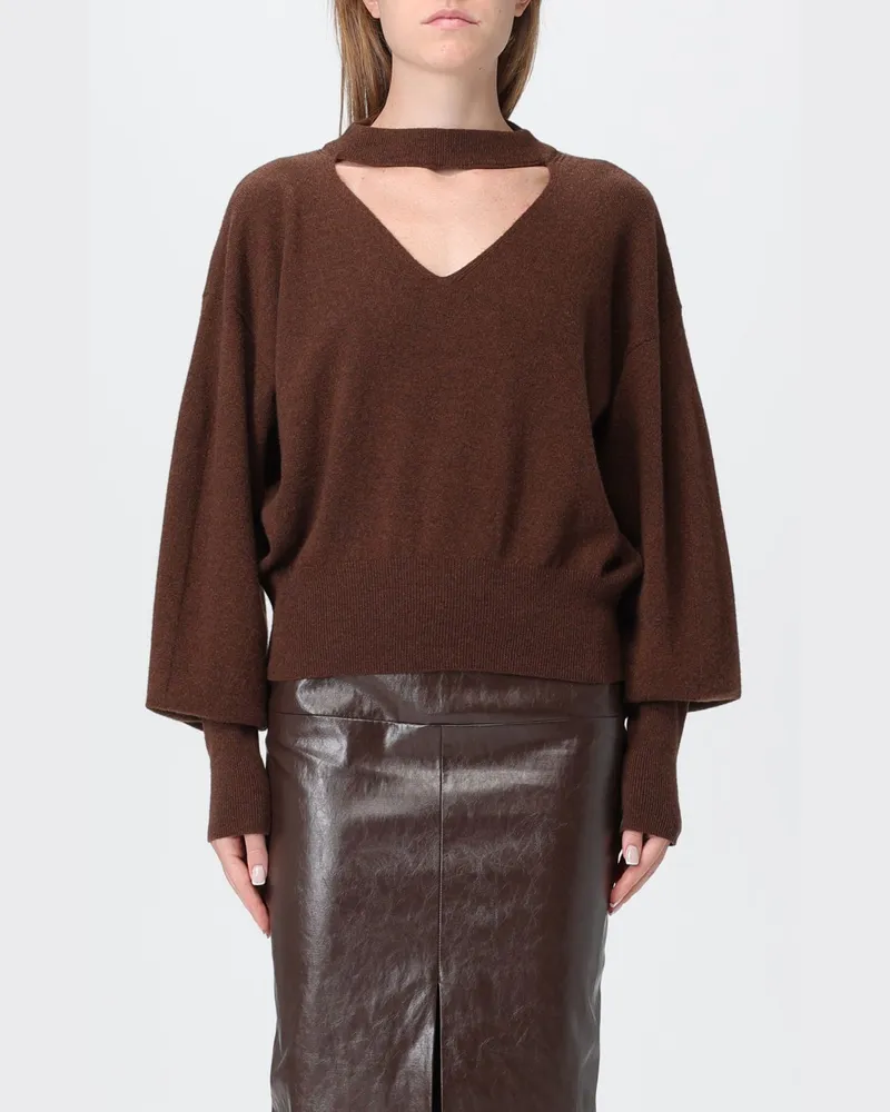 Federica Tosi Sweatshirt damen Braun