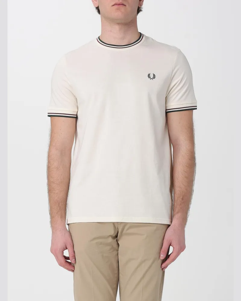 Fred Perry T-shirt herren Ecru
