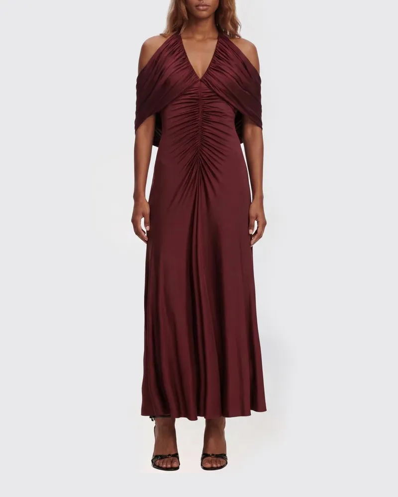 Self-Portrait Kleid damen Braun