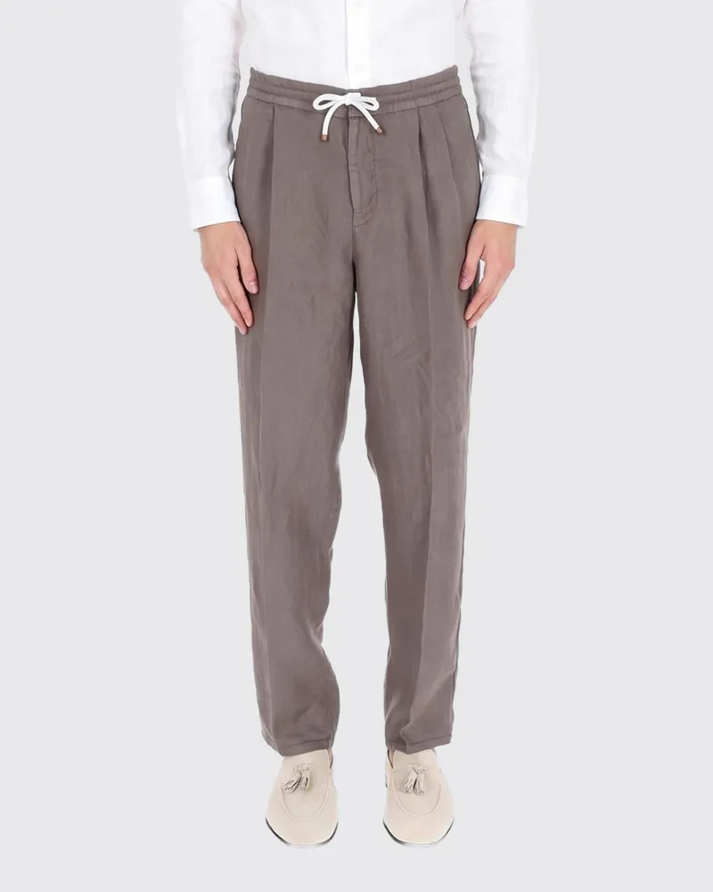 Brunello Cucinelli Hose herren Haselnuss