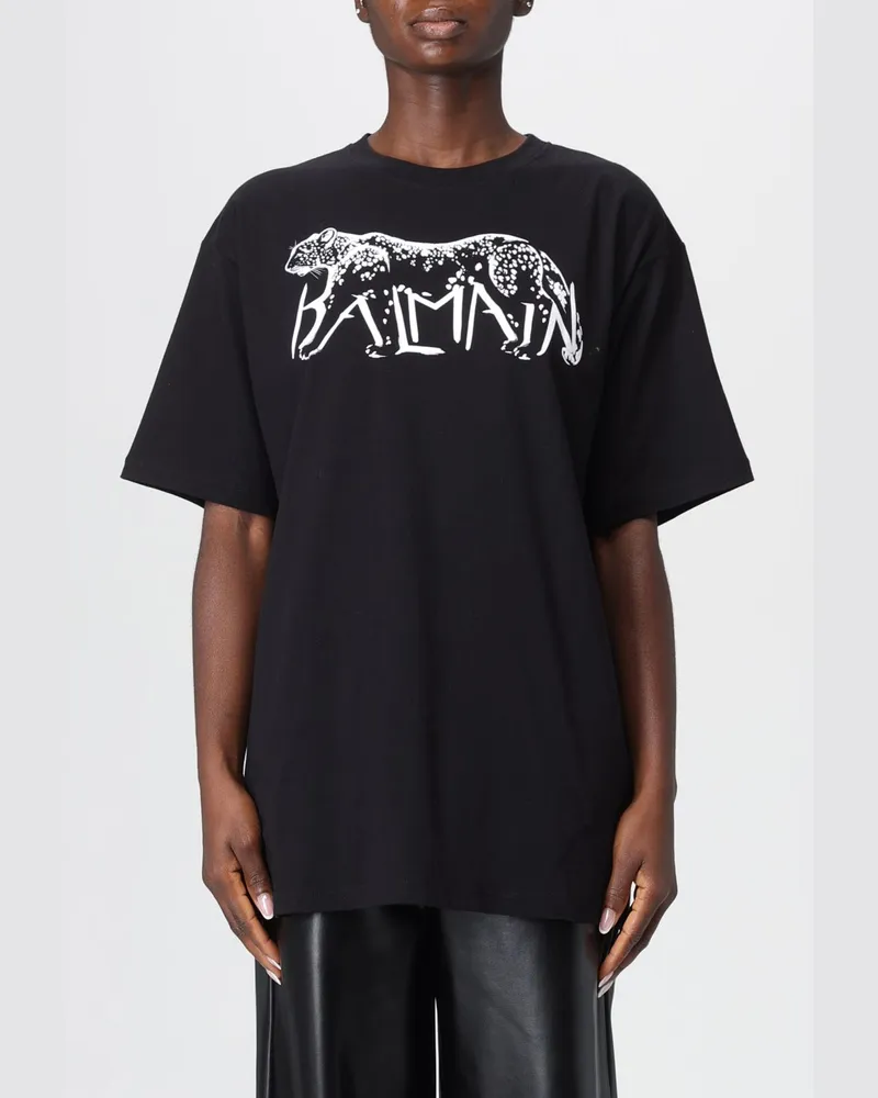 Balmain T-shirt damen Schwarz