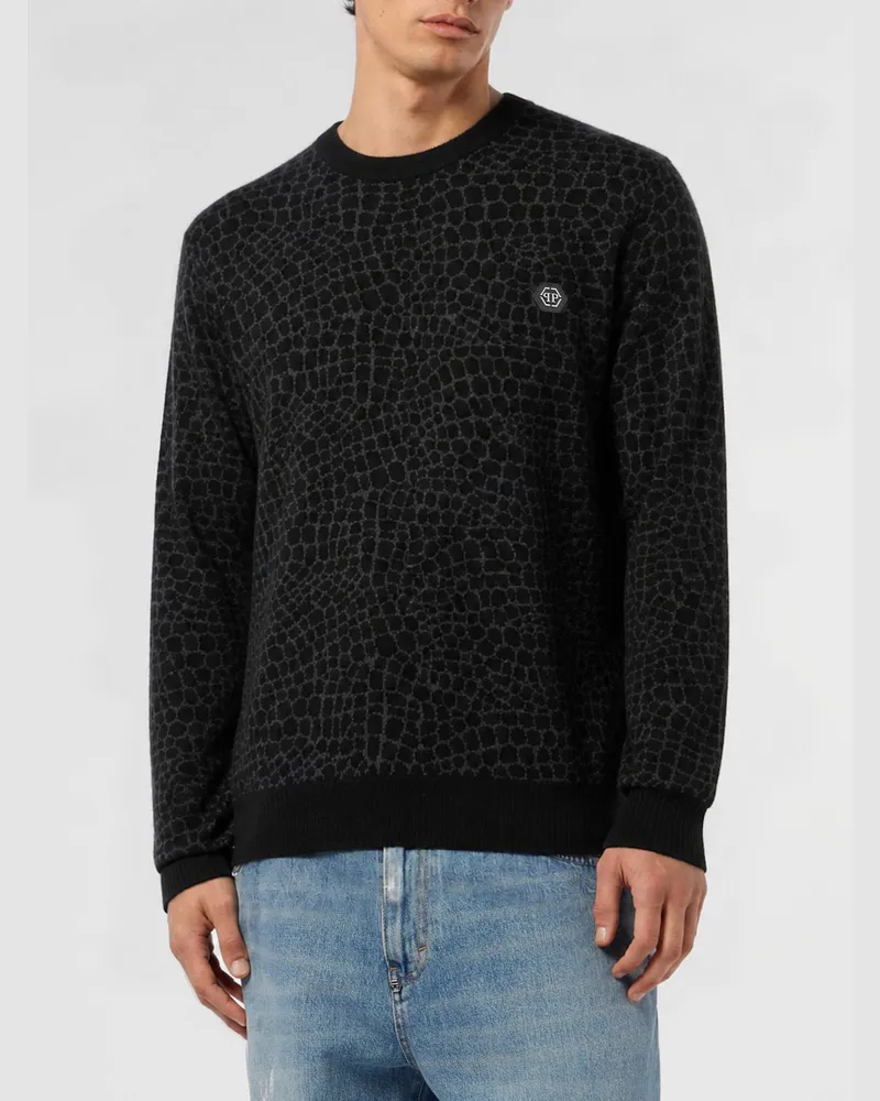 Philipp Plein Pullover herren Schwarz