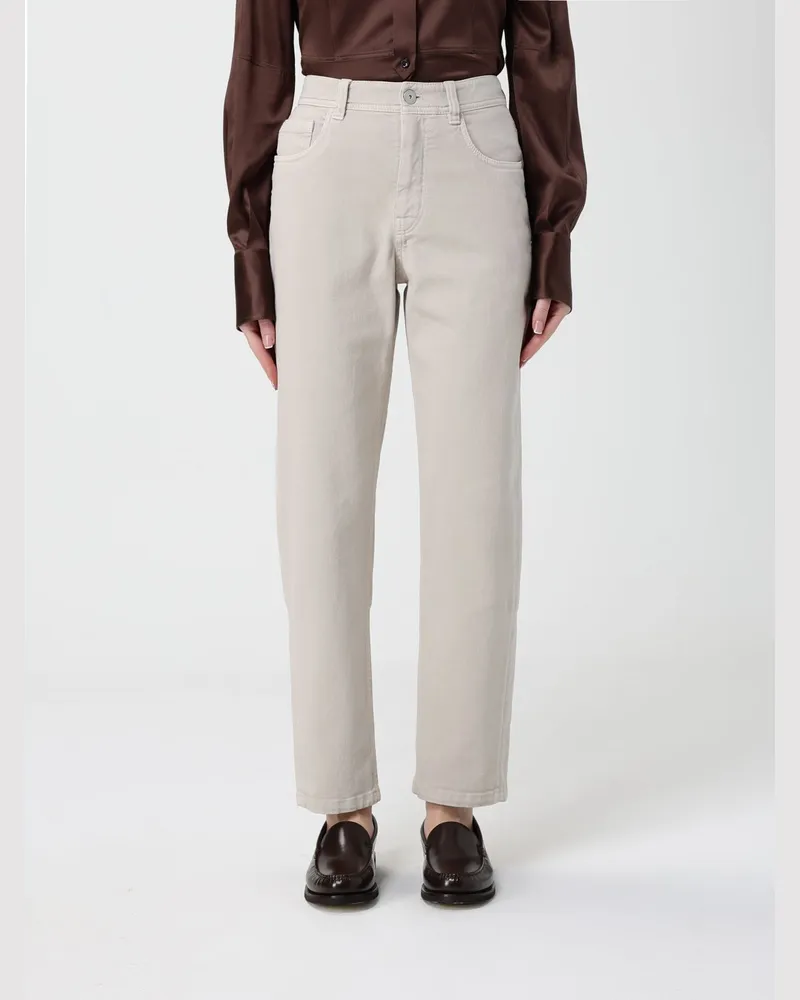 Brunello Cucinelli Hose damen Ivory