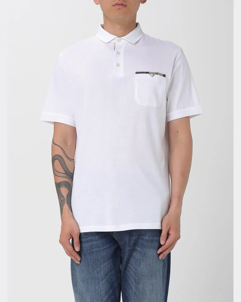 Barbour Polo herren Weiß