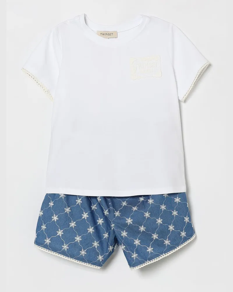 Twin-Set Kleid kinder Weiß