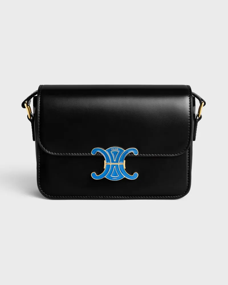Celine Schultertasche damen Schwarz