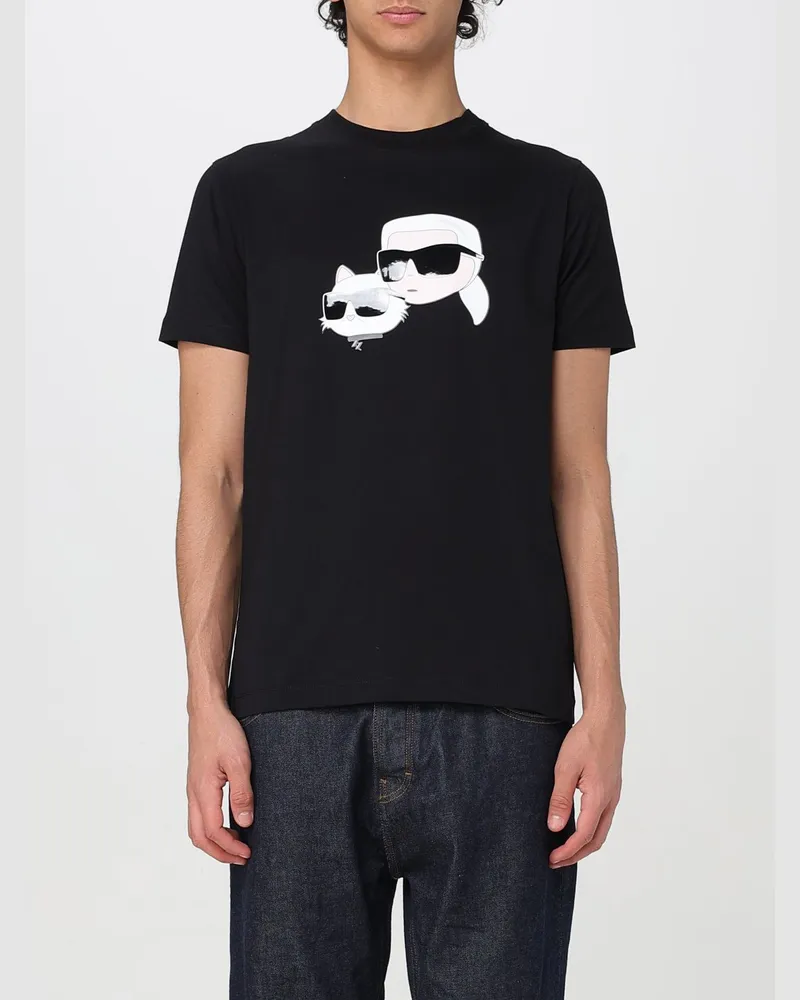 Karl Lagerfeld T-shirt herren Schwarz