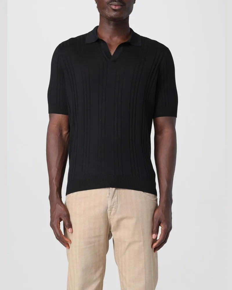 Tagliatore Polo herren Schwarz