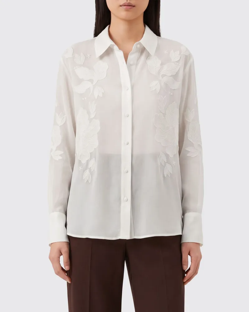 forte_forte Viskosehemd Ivory
