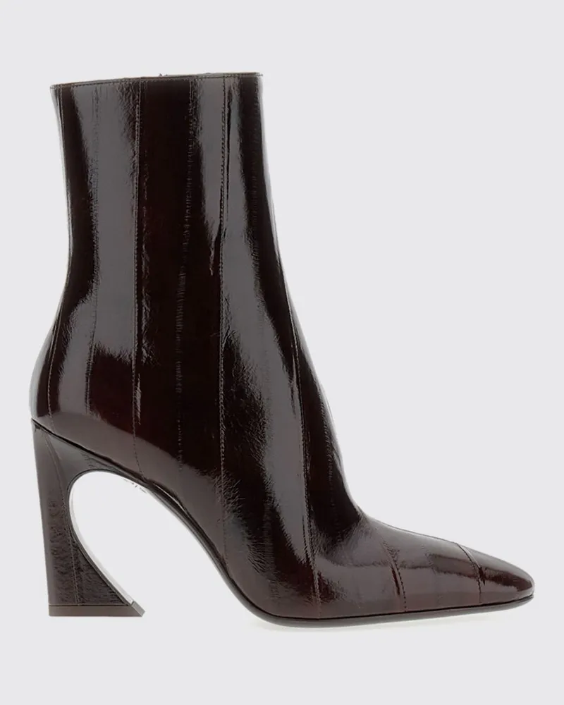 Fendi Flache stiefeletten damen Braun