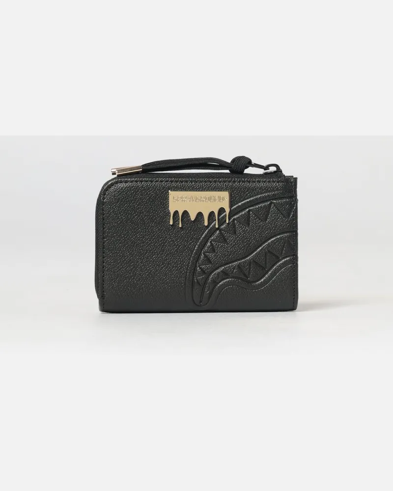 Sprayground Gold Brick Lux Geldbörse Schwarz
