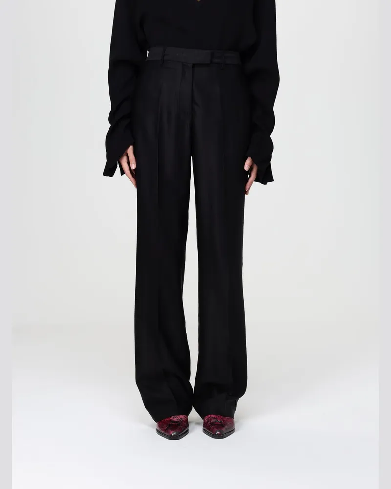 Semicouture Hose damen Schwarz