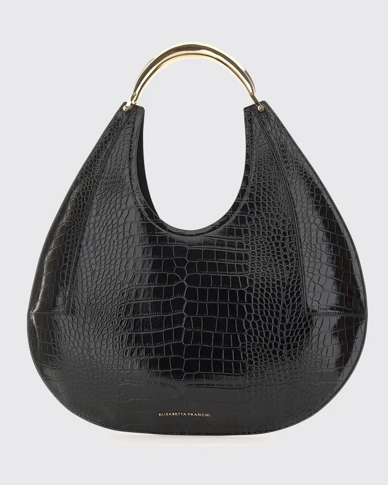 Elisabetta Franchi Schultertasche damen Schwarz