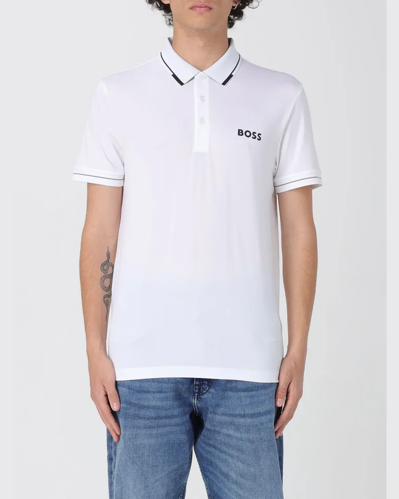 HUGO BOSS Polo herren Weiß