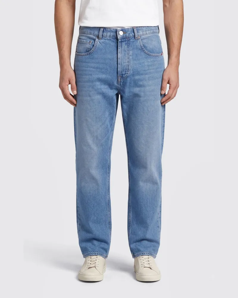 Amish James Denim Jeans Blau