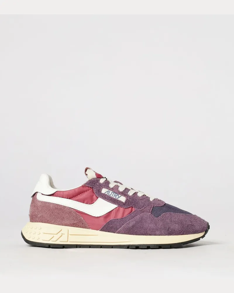 AUTRY Reelwind Sneakers aus Wildleder und Nylon Violett