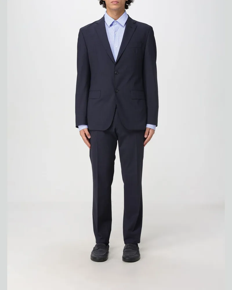 HUGO BOSS Anzug herren Blau