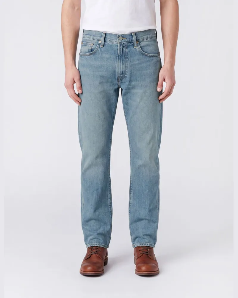 Ralph Lauren Straight Fit Jeans aus Baumwolldenim mit gesticktem Pony-Logo Schwarz