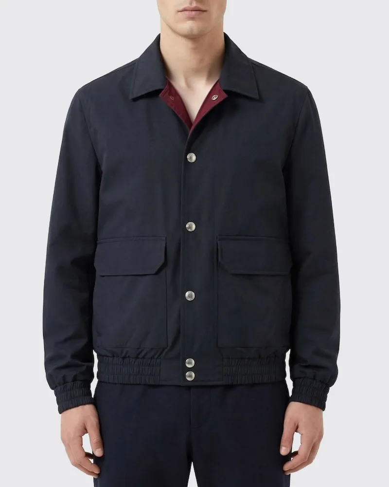 Brunello Cucinelli Jacke herren Blau