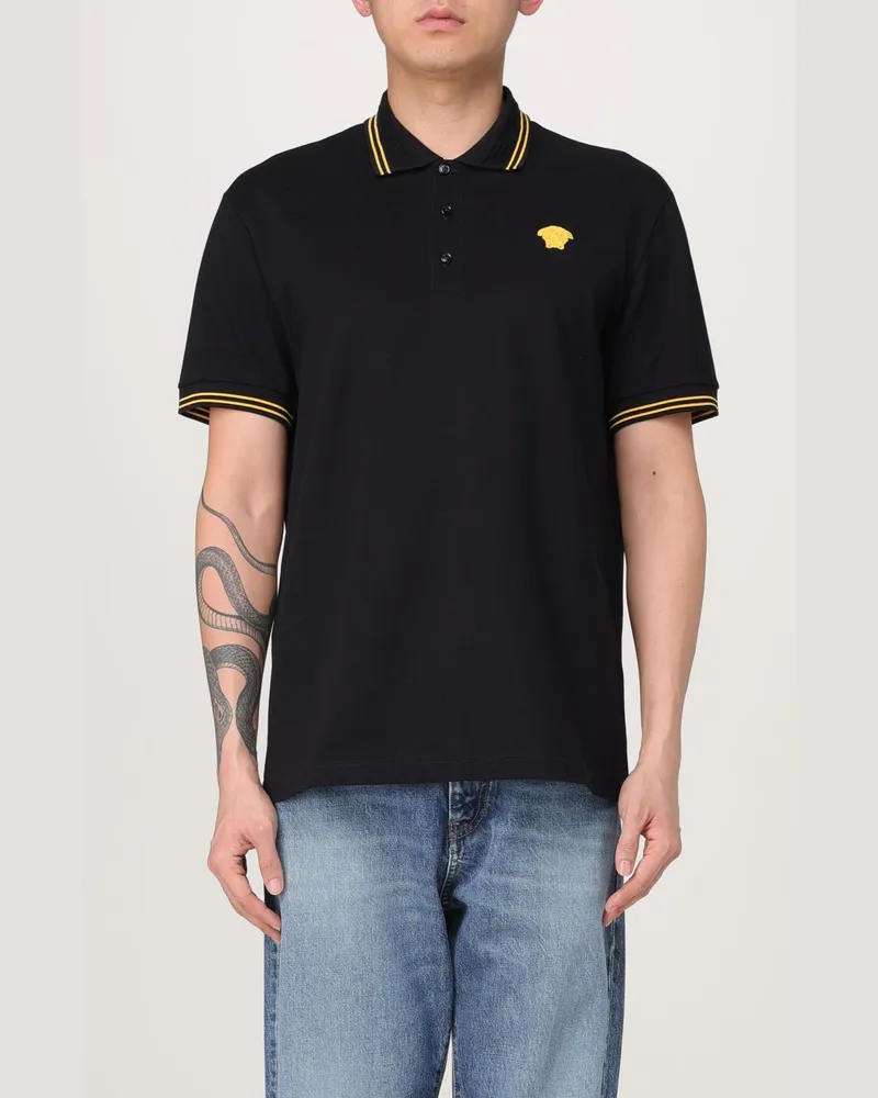 Versace Polo herren Schwarz