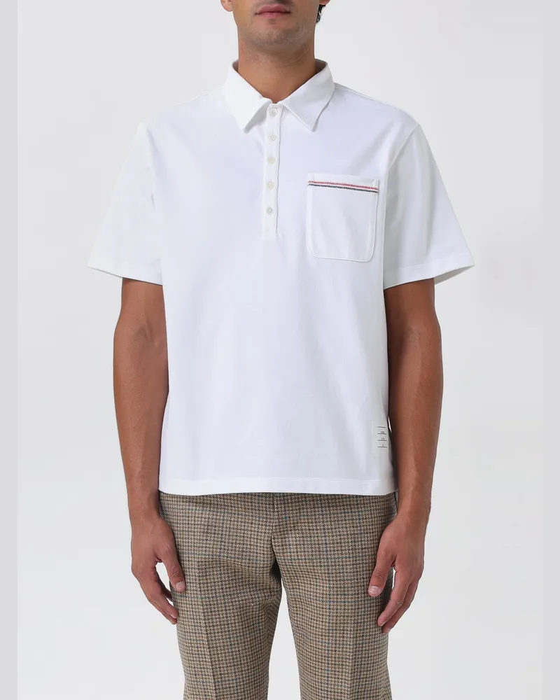 Thom Browne T-shirt herren Weiß