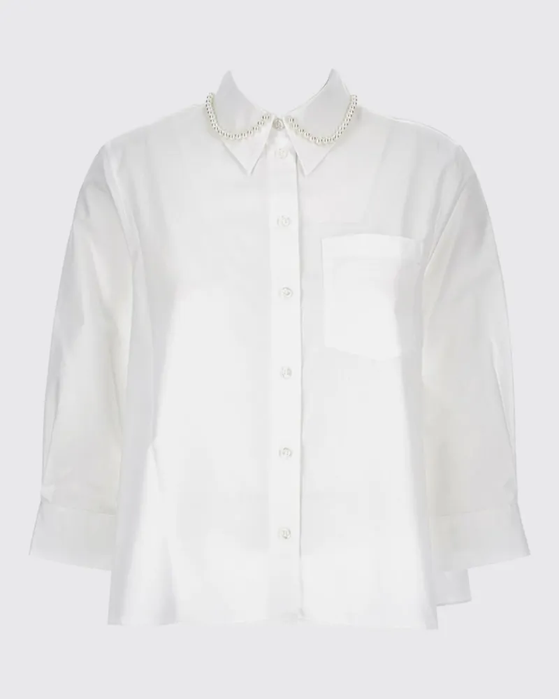 Simone Rocha Hemdbluse damen Weiß