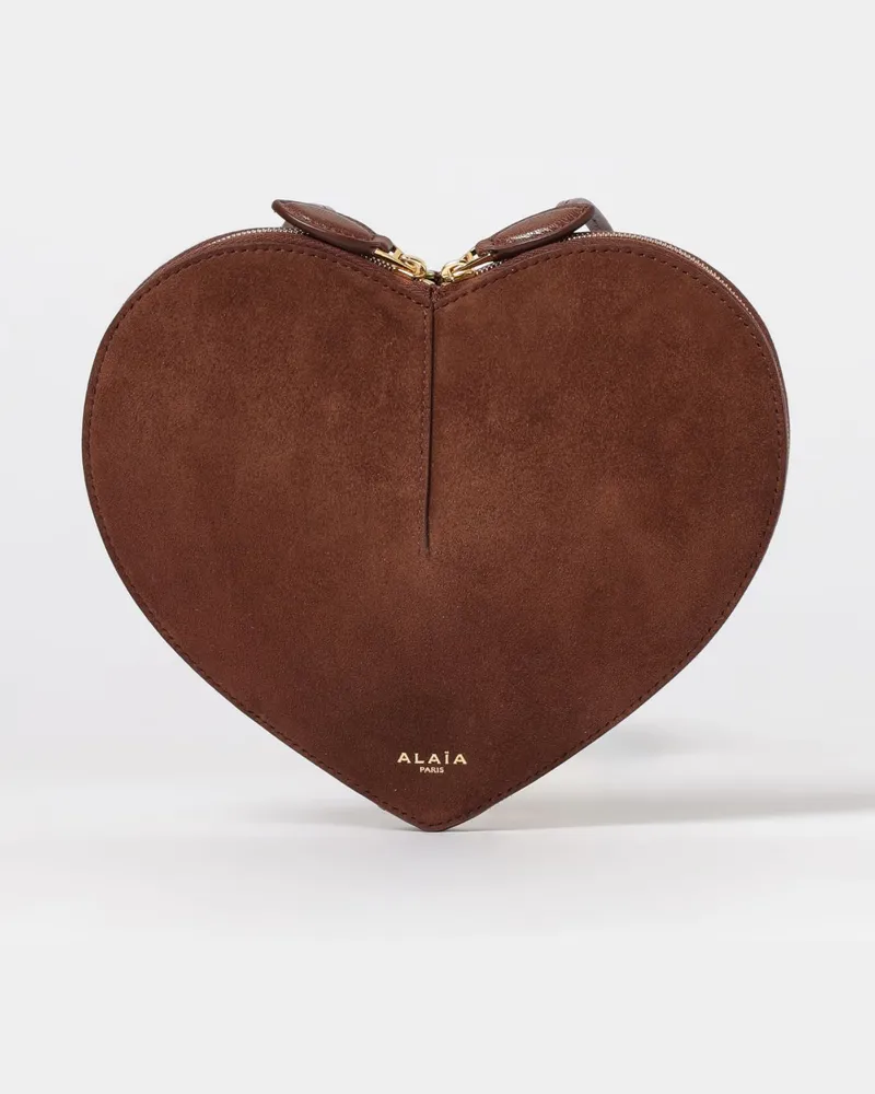 Alaïa Schultertasche damen Braun
