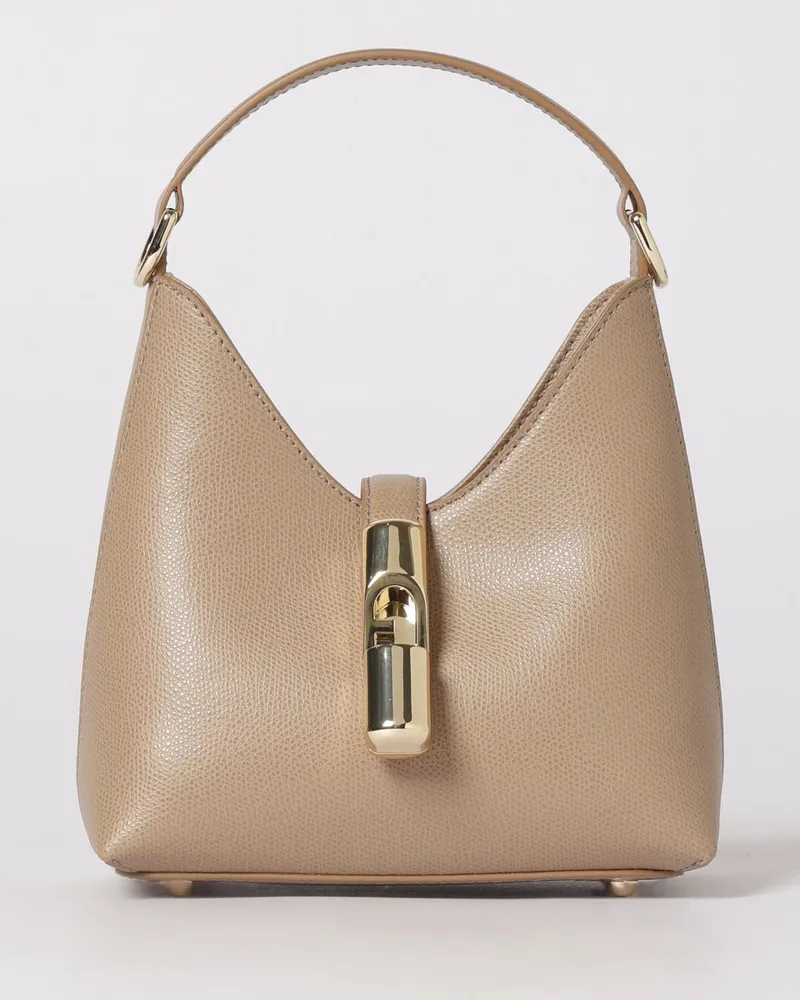 Furla Schultertasche damen Taubengrau