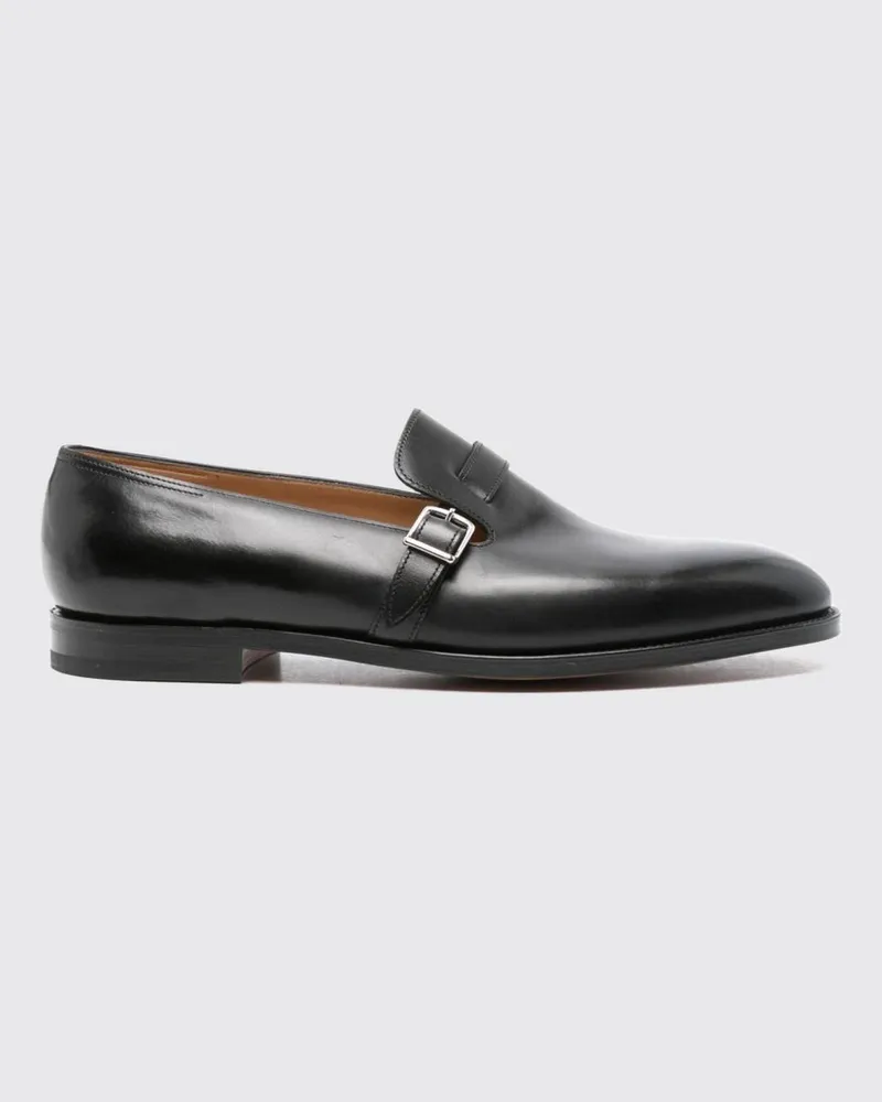 John Lobb Mokassins herren Schwarz