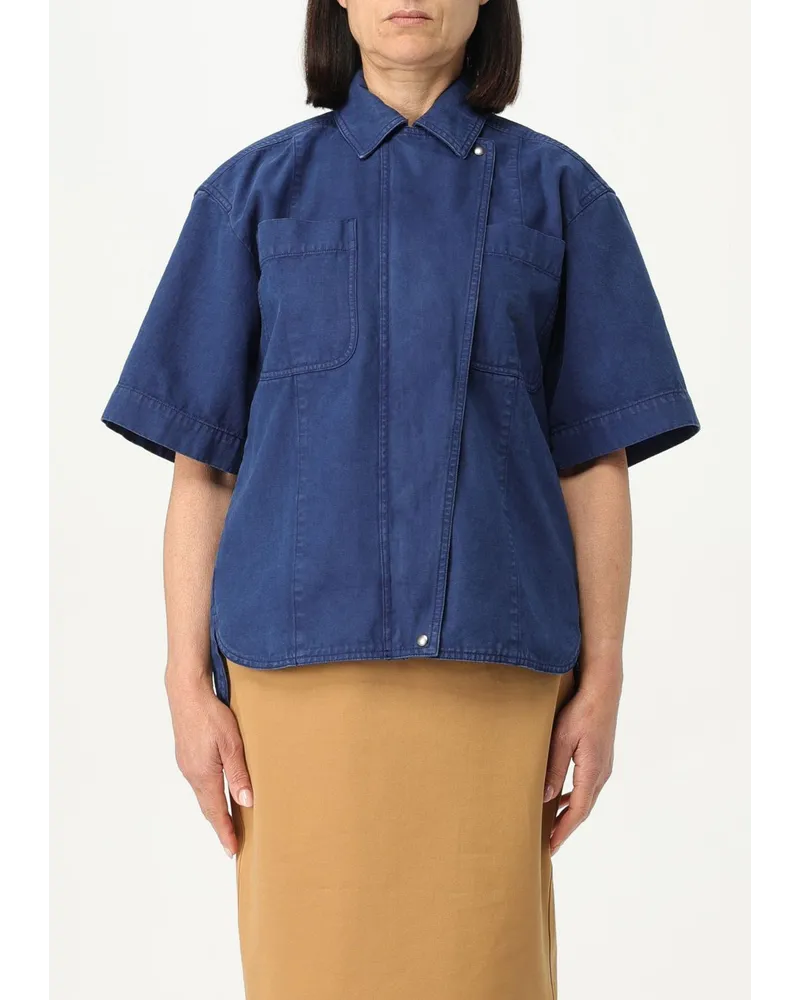 Max Mara Hemdbluse damen Blau