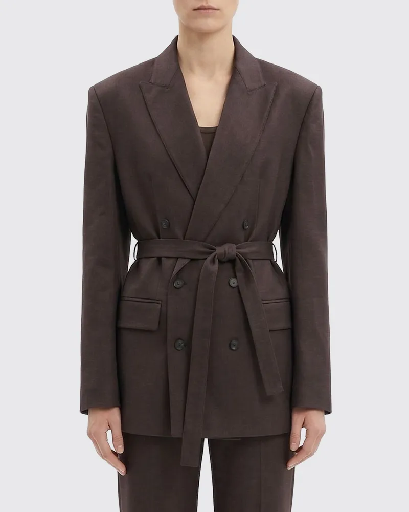 TELA Zweireiher-Blazer Braun