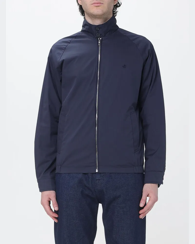 Brooksfield Wende-Windjacke aus Techno-Baumwoll-Nylon-Mischung Blau