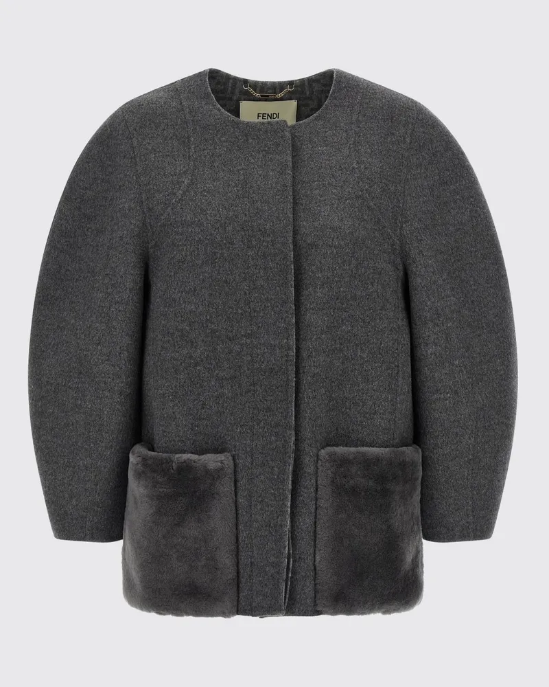 Fendi Jacke damen Grau