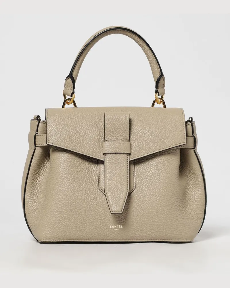 Lancel Schultertasche damen Taubengrau