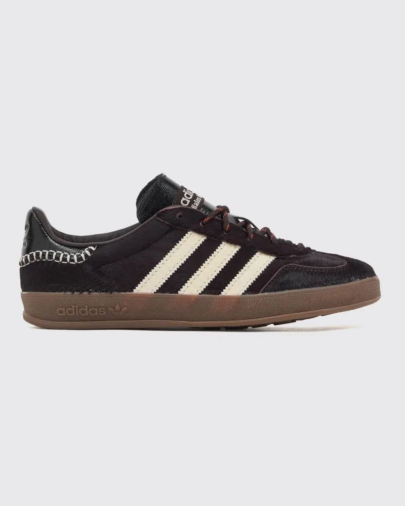 adidas Adidas Originals x Wales Bonner Gazelle Sneakers aus Leder und Ponyfell Grün