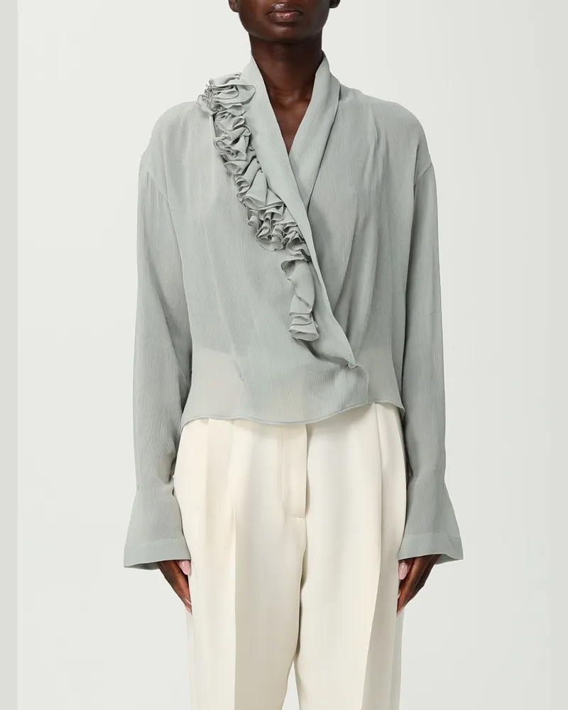 Alberta Ferretti Hemdbluse damen Ice