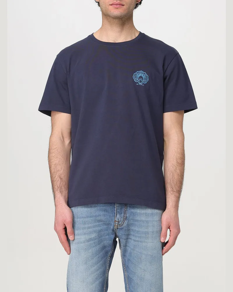 Etro T-shirt herren Blau
