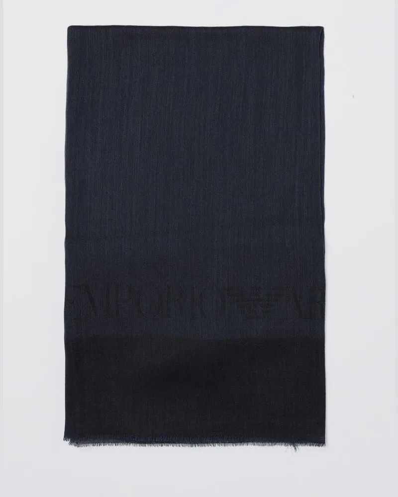 Emporio Armani Schal herren Blau