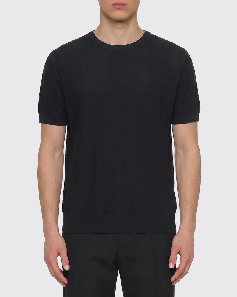 Giorgio Armani Pullover herren Schwarz
