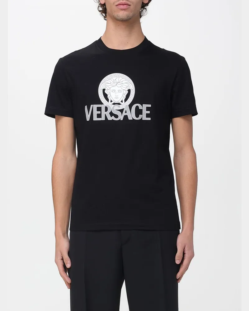 Versace T-shirt herren Schwarz
