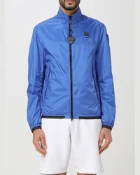 Blauer Jacke Hellblau